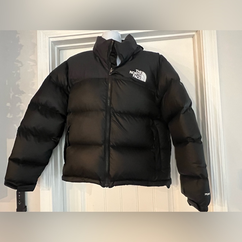 Retro North Face 1996 Nuptse 700 Black Womens Size Large Down Puffer Jacket
